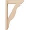 Ekena Millwork 6-in W x 20-in D x 32-in H Funston Slat Rough Cedar Woodgrain TimberThane Outlooker, Primed Tan OUTUR060X20X32FST24RCPR - alternate 4